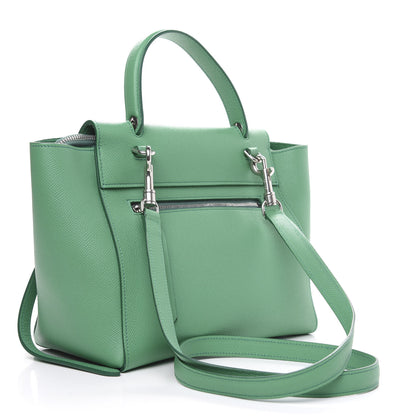 Celine Grained Calfskin Micro Belt Bag Pop Green 3 of 9