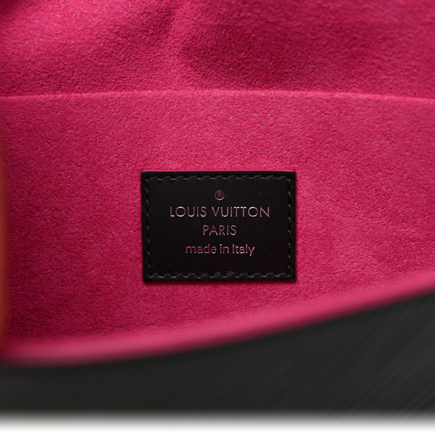 Louis Vuitton Epi Pochette Felicie Black Hot Pink 6 of 8