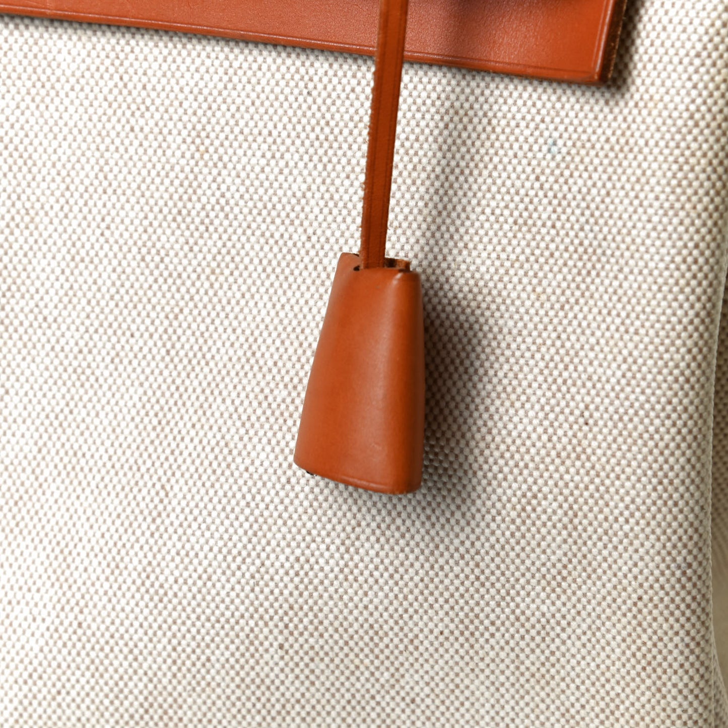 Toile Vache Calfskin Herbag 30 PM Backpack Natural
