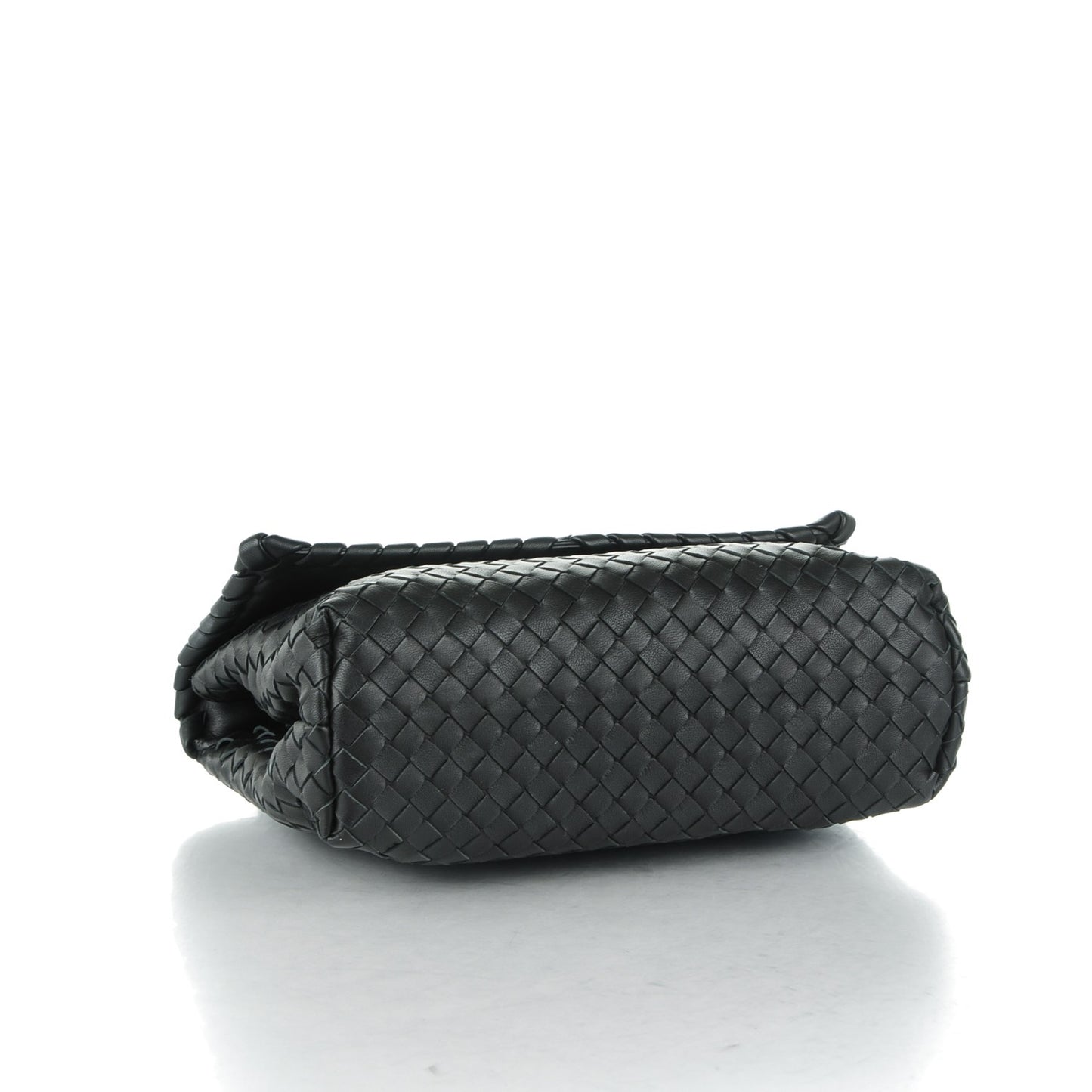 Nappa Intrecciato Olimpia Shoulder Bag Nero Black