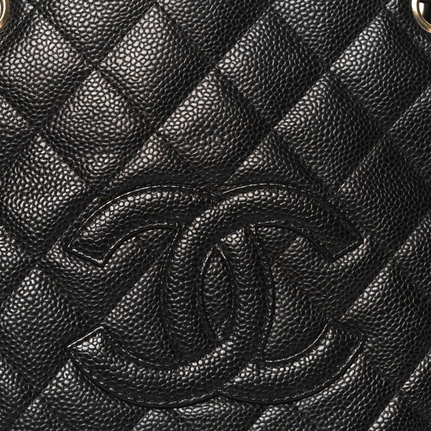 Caviar Quilted Petit Timeless Tote PTT Black