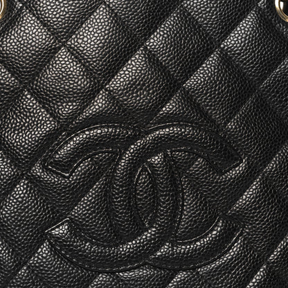 Chanel Caviar Quilted Petit Timeless Tote PTT Black 10 of 14