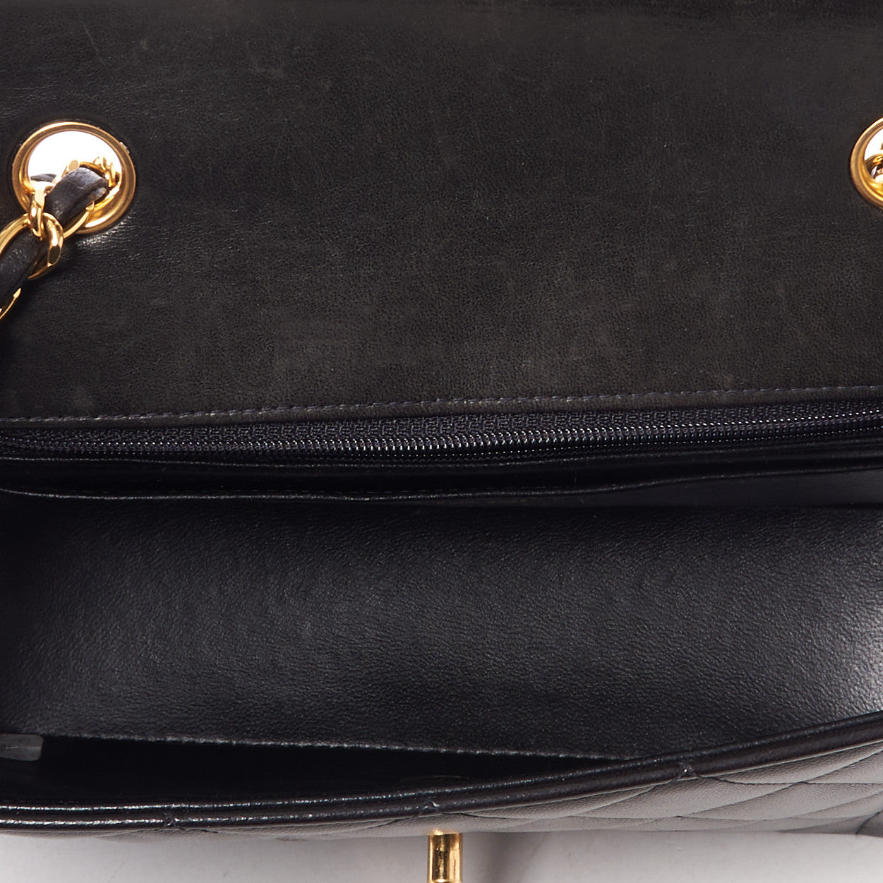 Chanel Lambskin Quilted Small Single Flap Black 7 of 11