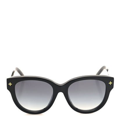 Louis Vuitton Acetate My Monogram Square Sunglasses Z1526E Black 2 of 7