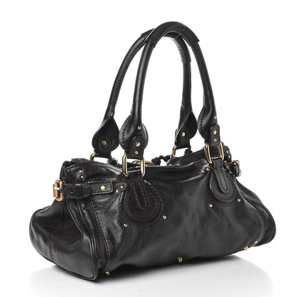 Chloe Calfskin Paddington Satchel Chocolate 3 of 35