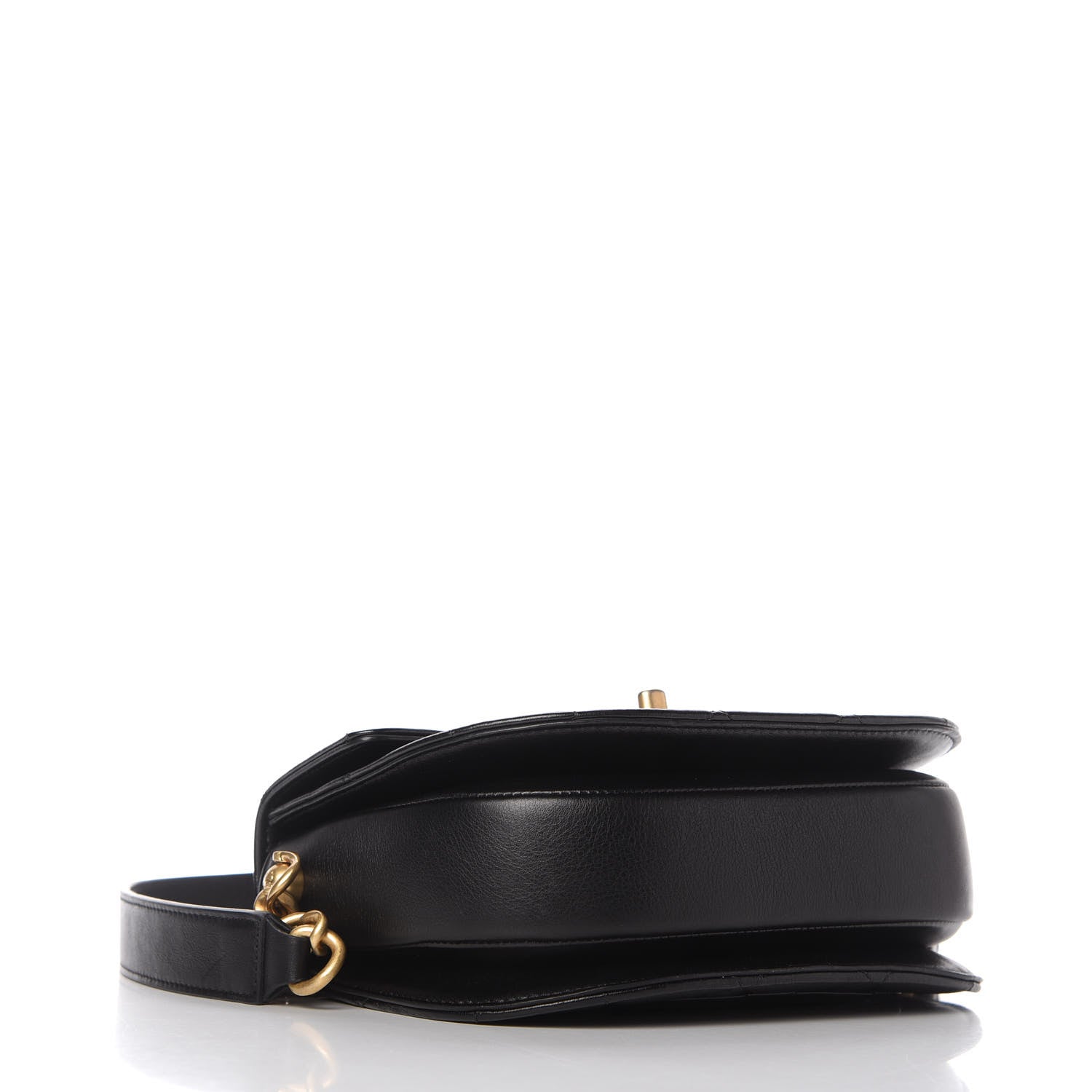 Chanel Calfskin Quilted Moon Messenger Black 4 of 10