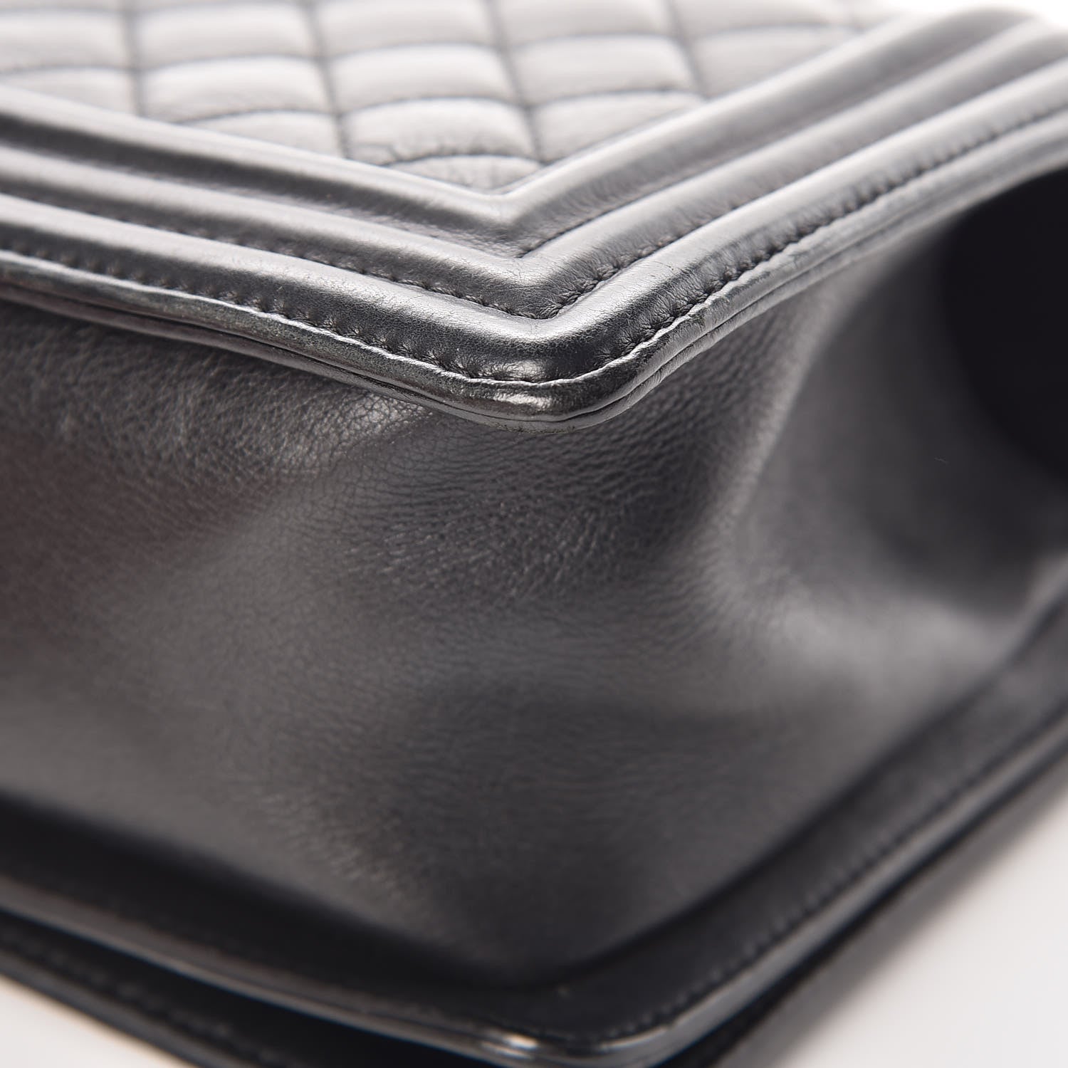 Chanel Calfskin Quilted Medium Boy Flap Black 11 of 13