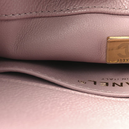 Chanel Caviar Quilted Mini Rectangular Sweetheart Flap Lilac 7 of 11