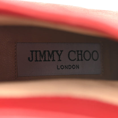 Jimmy Choo Suede Kix Boots 38 Red 8 of 8