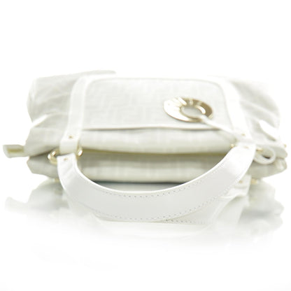 Fendi Zucca Spalmati Large Chef Shopper Tote White 5 of 10