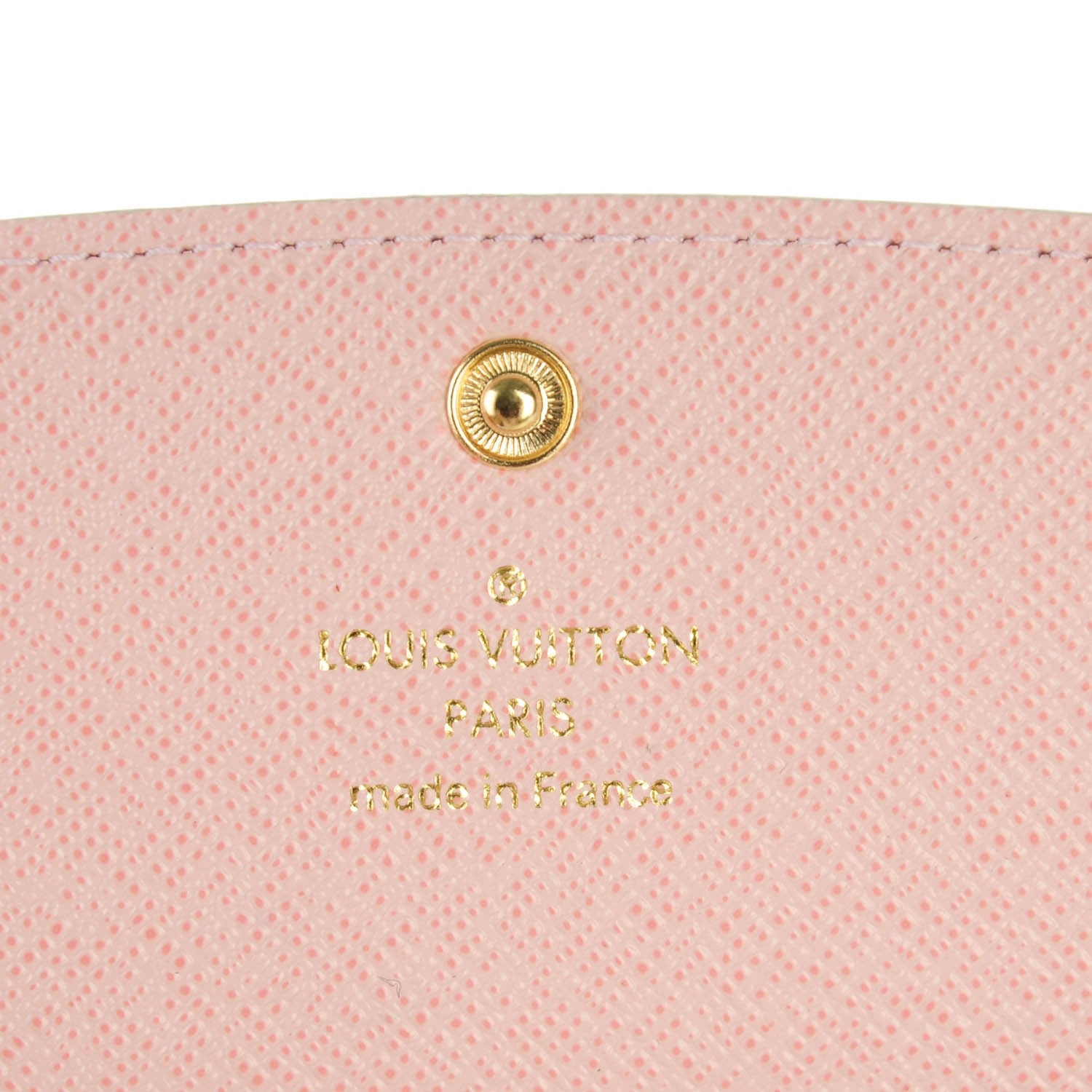 Louis Vuitton Damier Azur Emilie Wallet Rose Ballerine 6 of 7