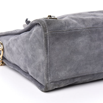 Balenciaga Baby Daim Suede Gold Metallic Edge Hardware City Gris Plomb 9 of 10