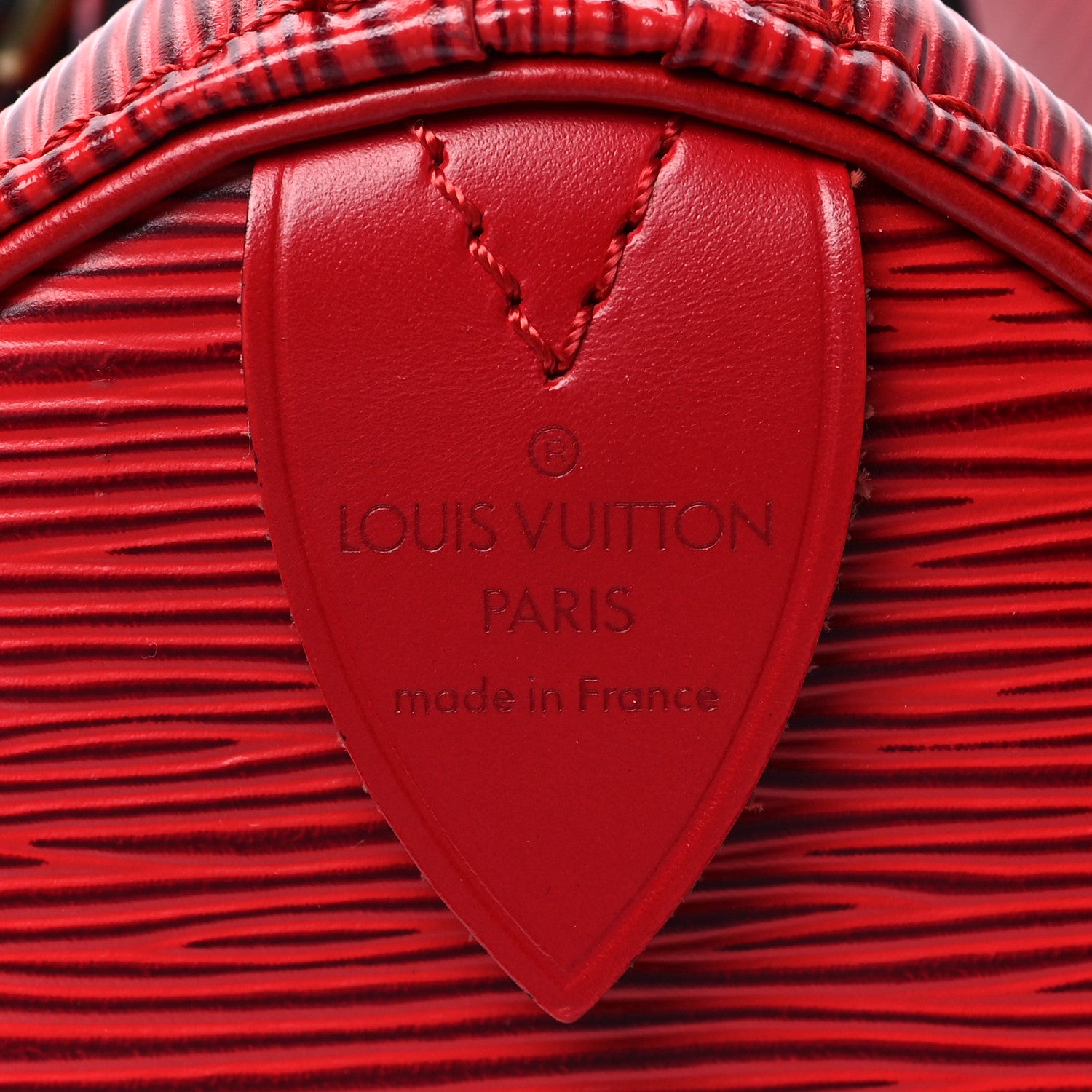 Louis Vuitton Epi Speedy 25 Castillan Red 6 of 8