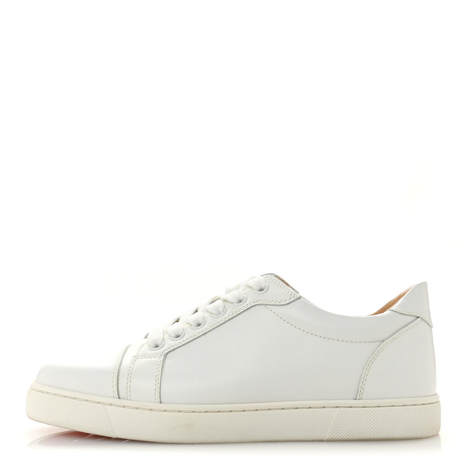Christian Louboutin Calfskin Vieira Flat Sneakers 37 White 1 of 12