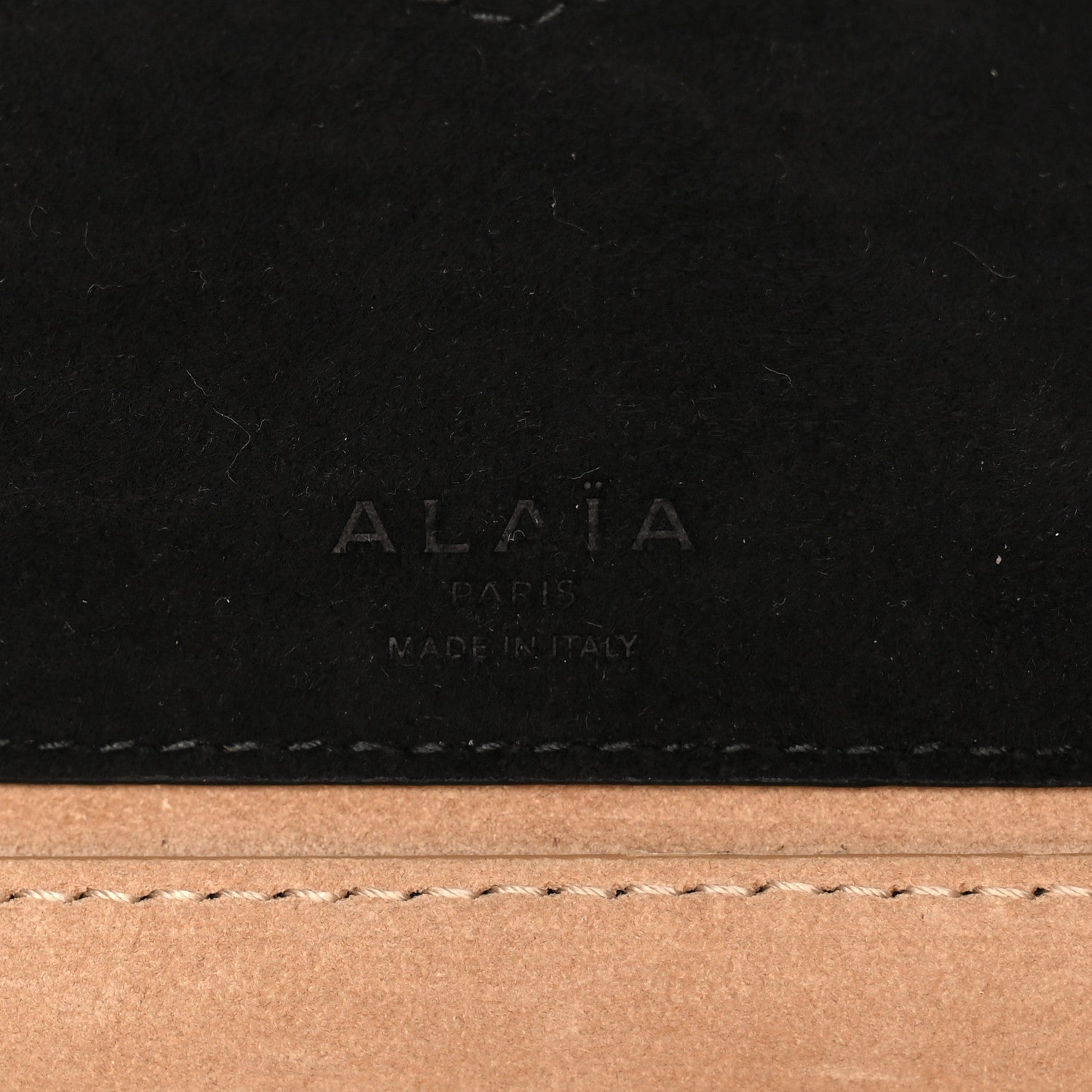 Alaia Nubuck Studded Small Le Teckel Bag  Black 5 of 8