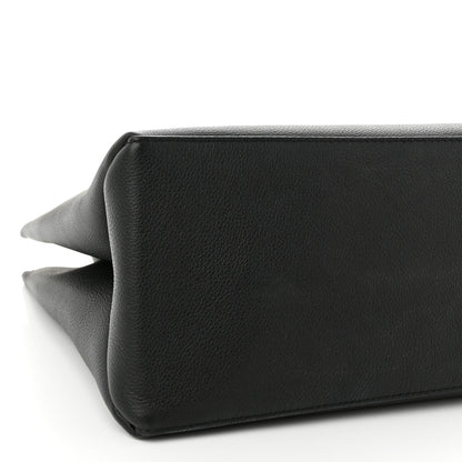 Louis Vuitton Grained Calfskin Lockme Shopper Black 8 of 9
