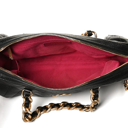 Chanel Caviar Quilted Small Fashion Therapy Bowling Bag Black 4 of 9