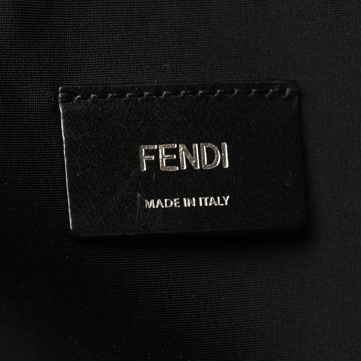 Fendi X SARAH COLEMAN Fabric Jacquard Vitello Grace Light Woven Lanyard FF Vertigo Pouch Pocket Backpack Tobacco Moro Black 6 of 10