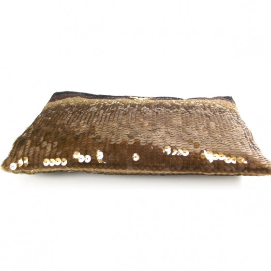 Prada Sequin Ombre Clutch Bronze 4 of 7
