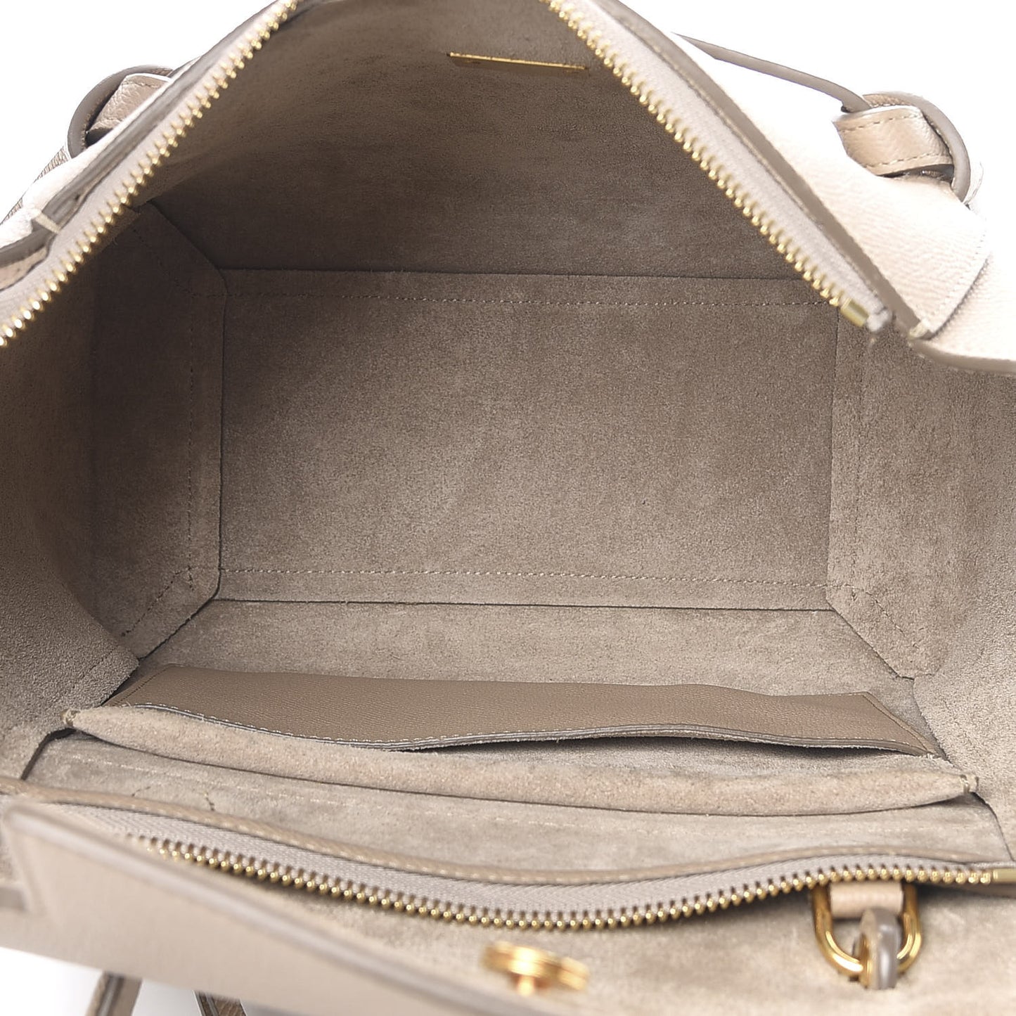 Baby Grained Calfskin Micro Belt Bag Dune