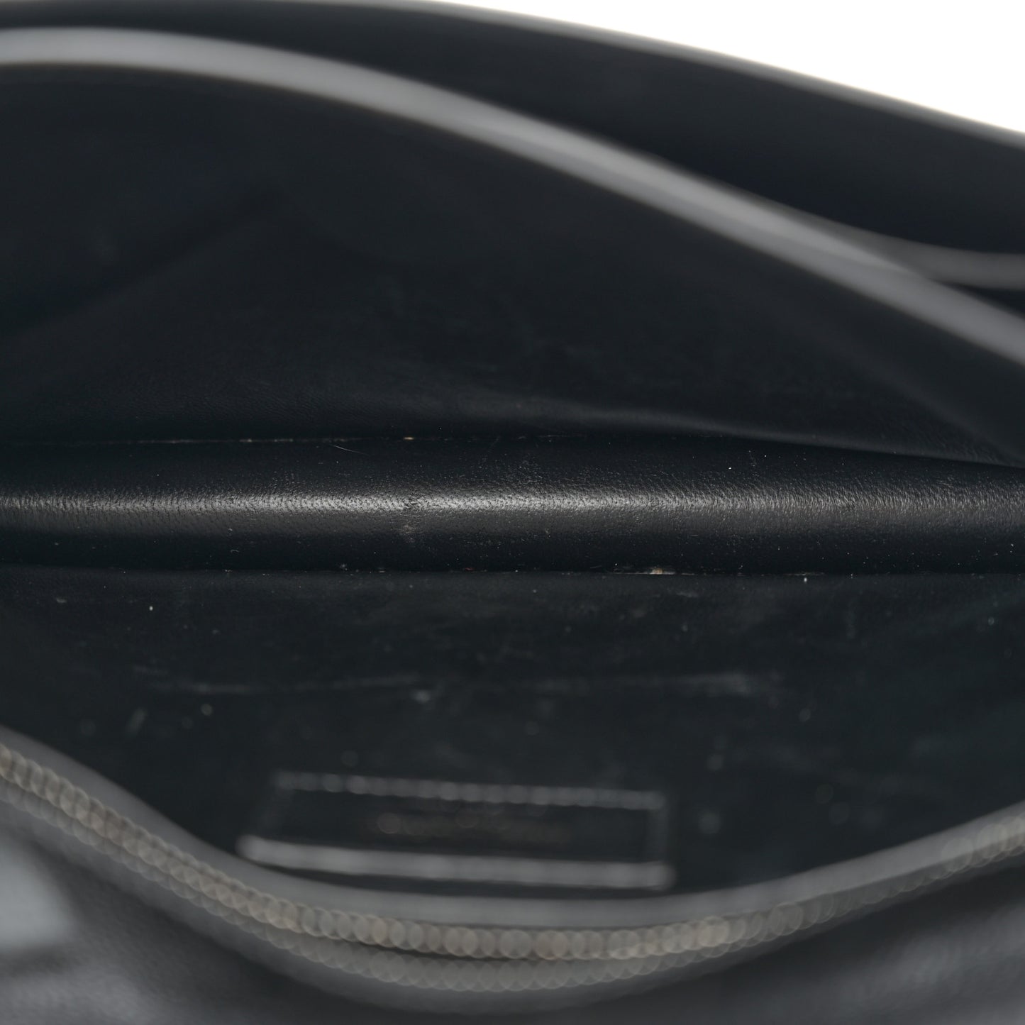 Grain De Poudre Monogram Cassandra Clasp Bag Black