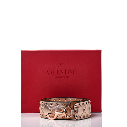 Valentino Garavani Metallic Lambskin Rockstud Spike Shoulder Strap Rame 5 of 5