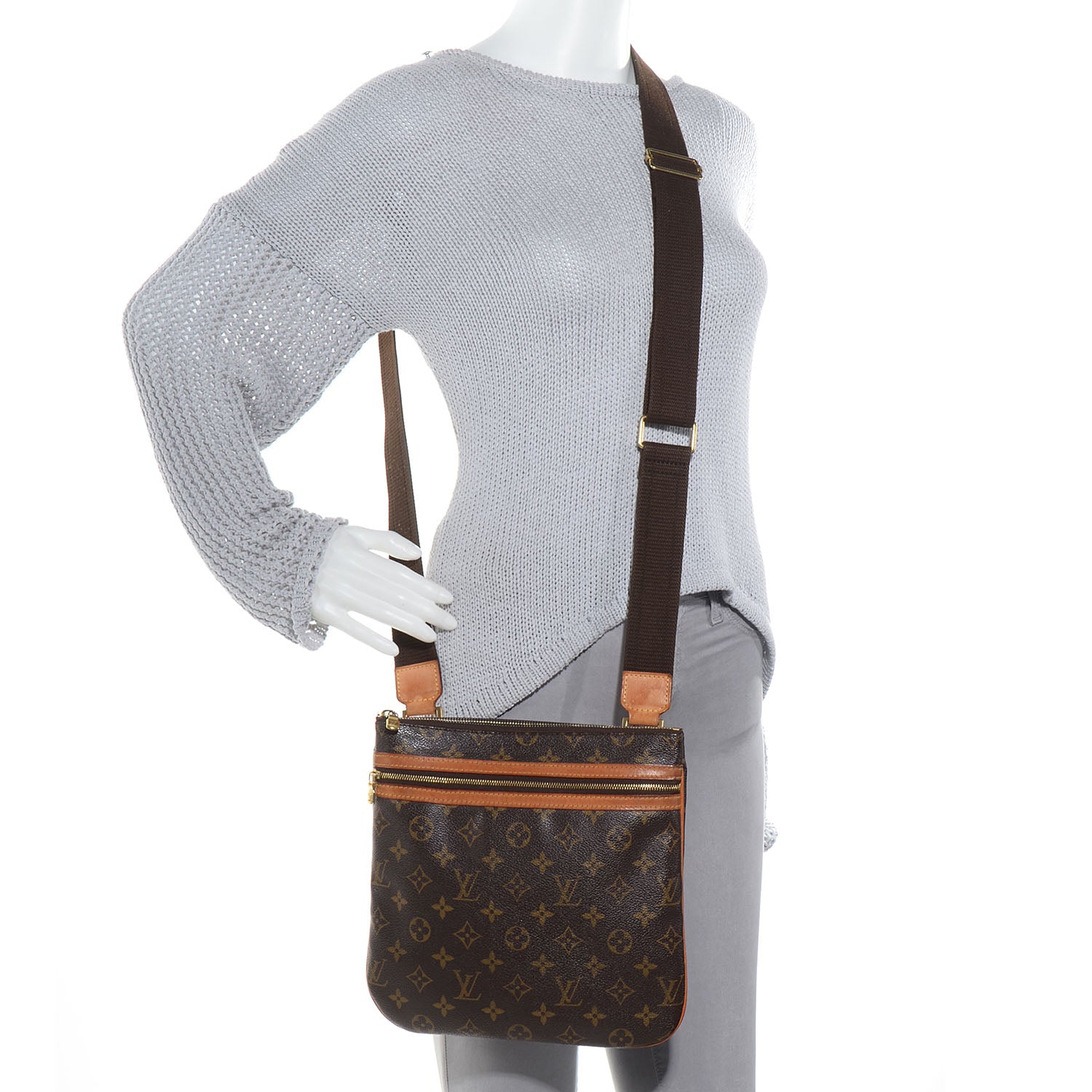 Louis Vuitton Monogram Bosphore Pochette 2 of 7