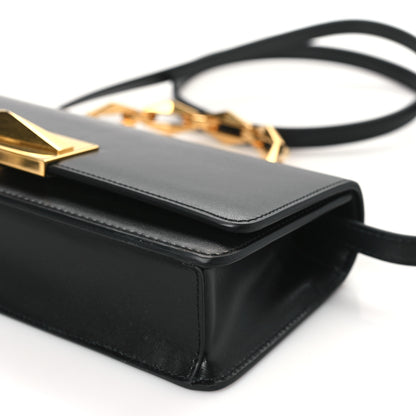 Jimmy Choo Calfskin Diamond Chain Top Handle Black 9 of 9
