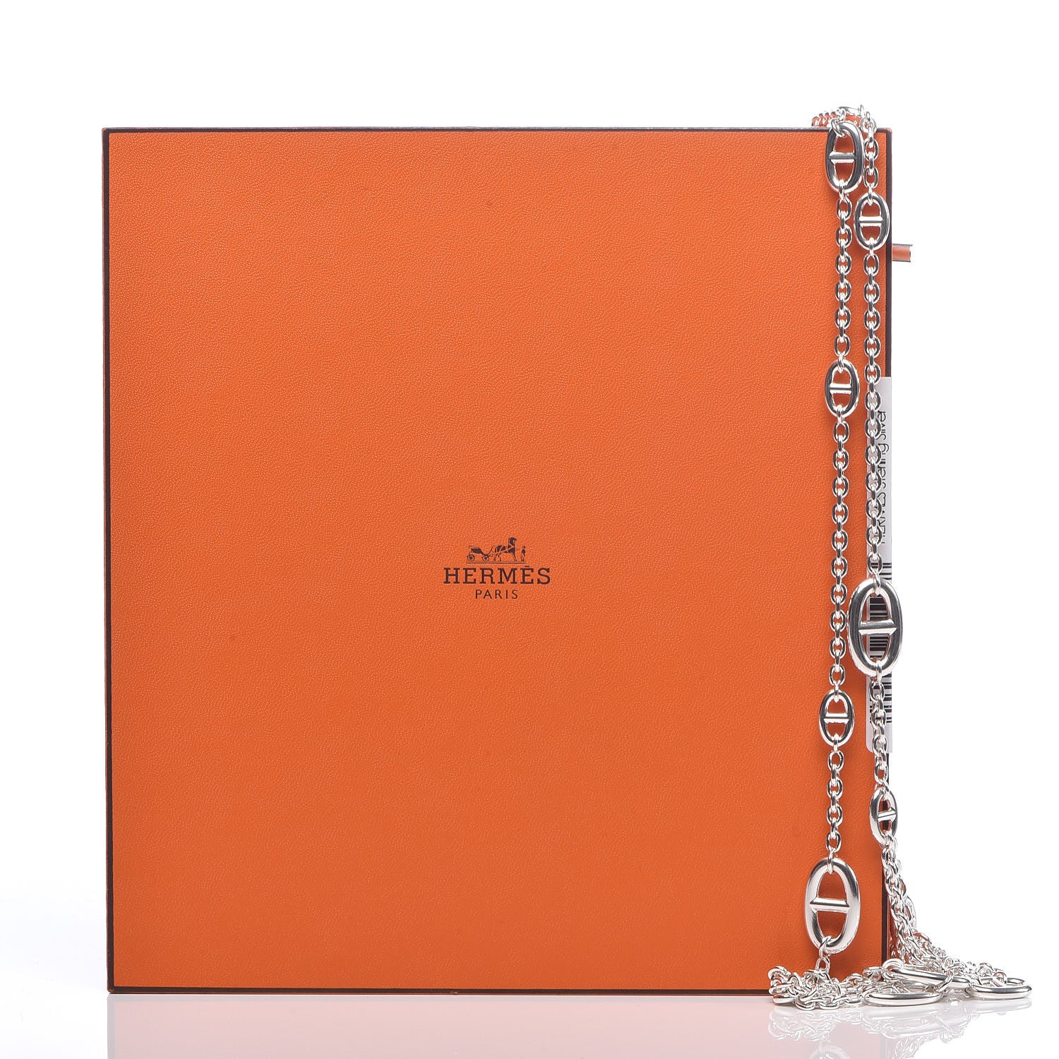 Hermes Sterling Silver Farandole Necklace 160 8 of 8
