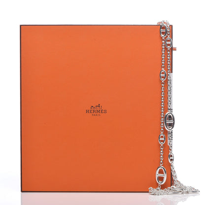 Hermes Sterling Silver Farandole Necklace 160 8 of 8
