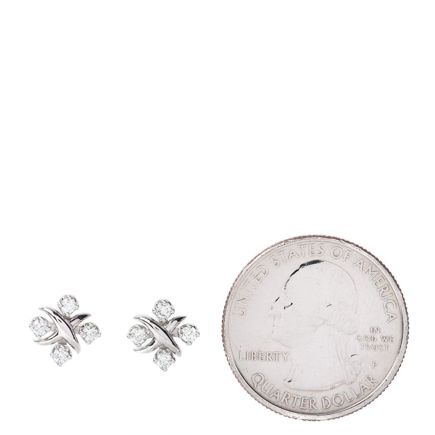 Platinum Diamond Schlumberger Lynn Earrings
