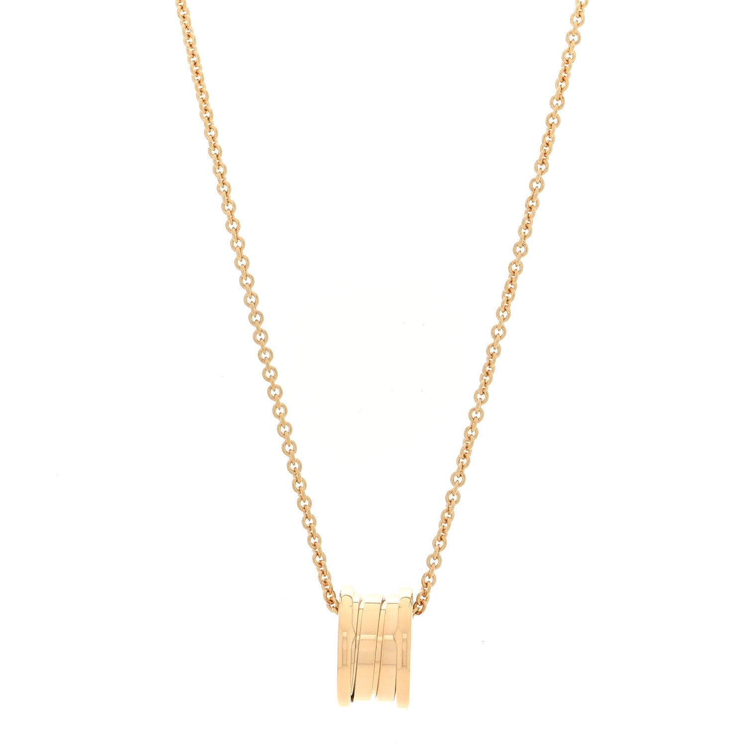 Bulgari 18K Yellow Gold B.Zero1 Pendant Necklace 1 of 6