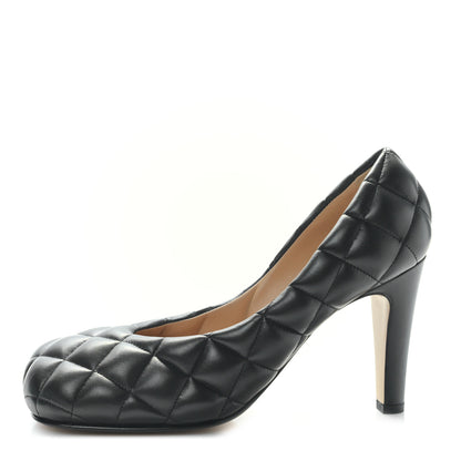 Bottega Veneta Nappa Matelasse Padded Dream Pumps 38 Black 1 of 7