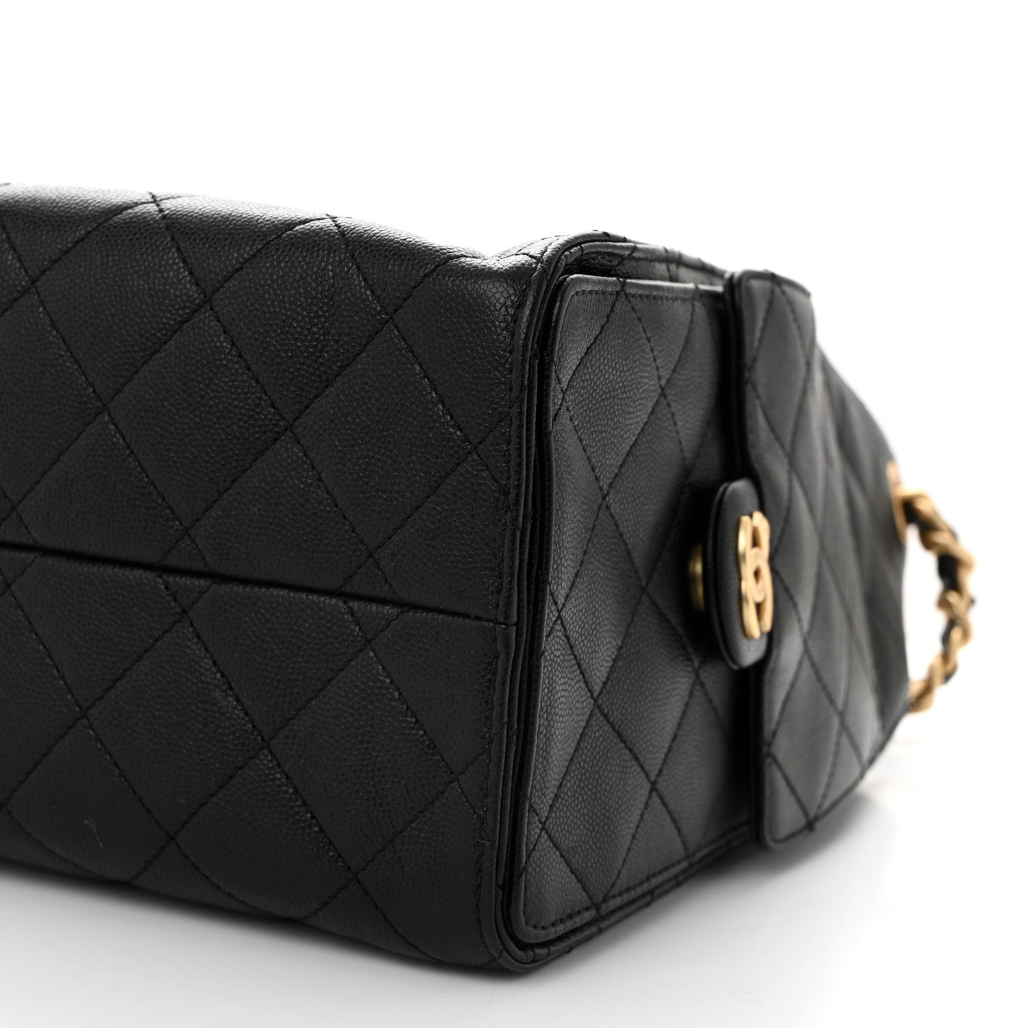 Chanel Caviar Quilted Small Chanel 25 Handbag Black 10 of 10