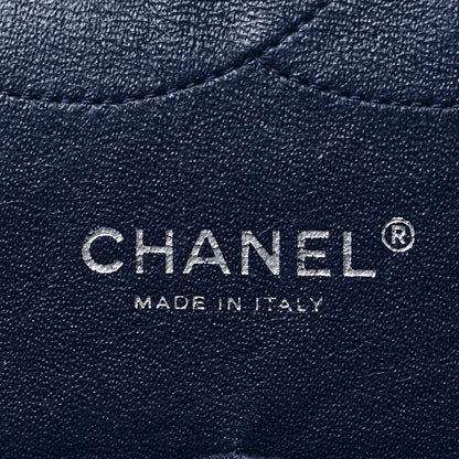 Chanel Caviar Quilted Jumbo Double Flap Navy Blue 6 of 8