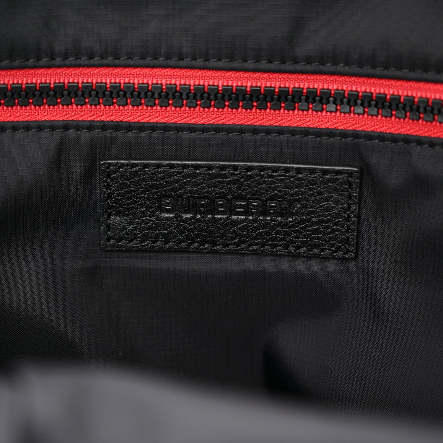 Burberry Nylon Medium Logo Backpack Black 6 of 13