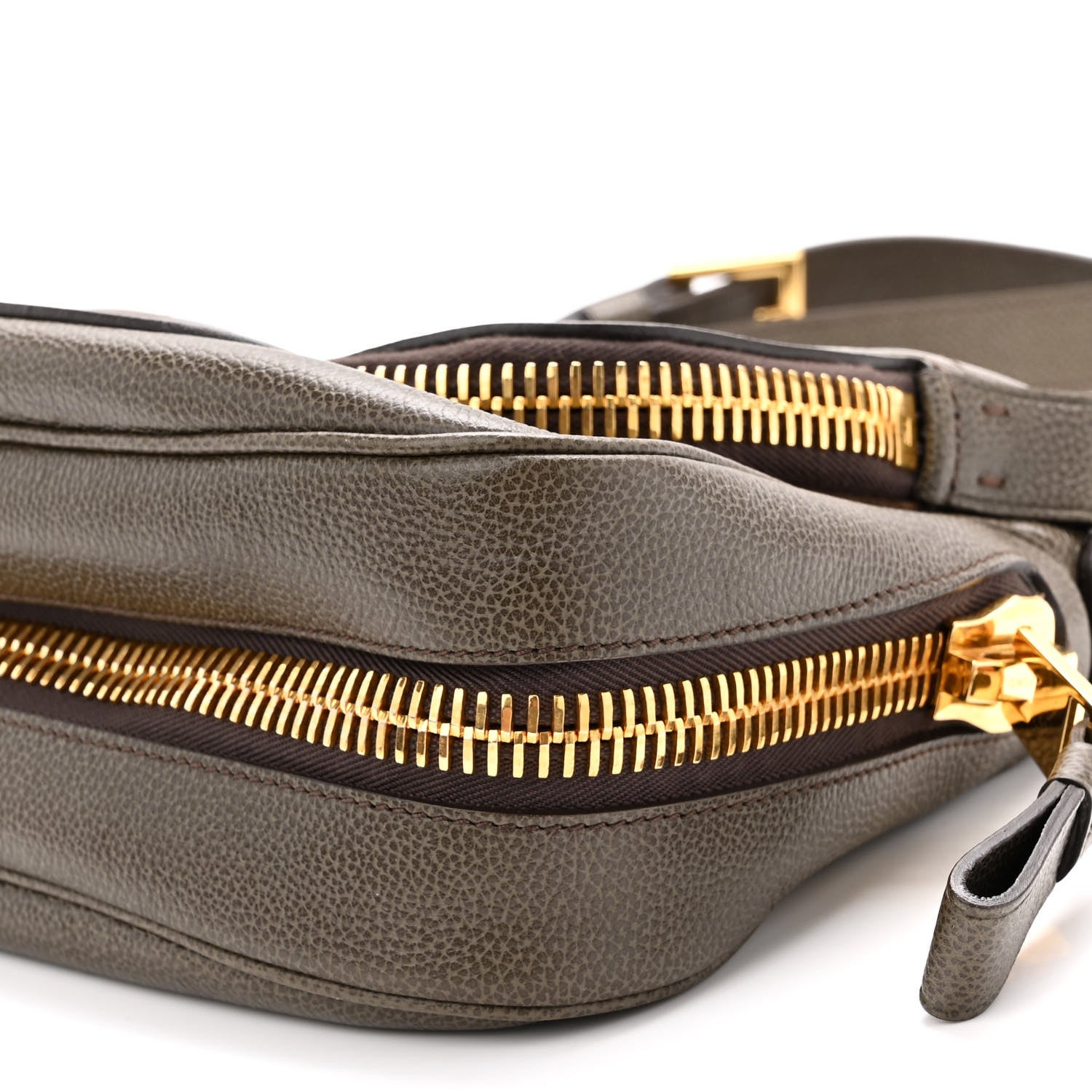 Tom Ford Pebbled Calfskin Medium Jennifer Green 10 of 12