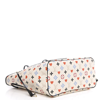 Louis Vuitton Game On Neverfull MM White 4 of 10