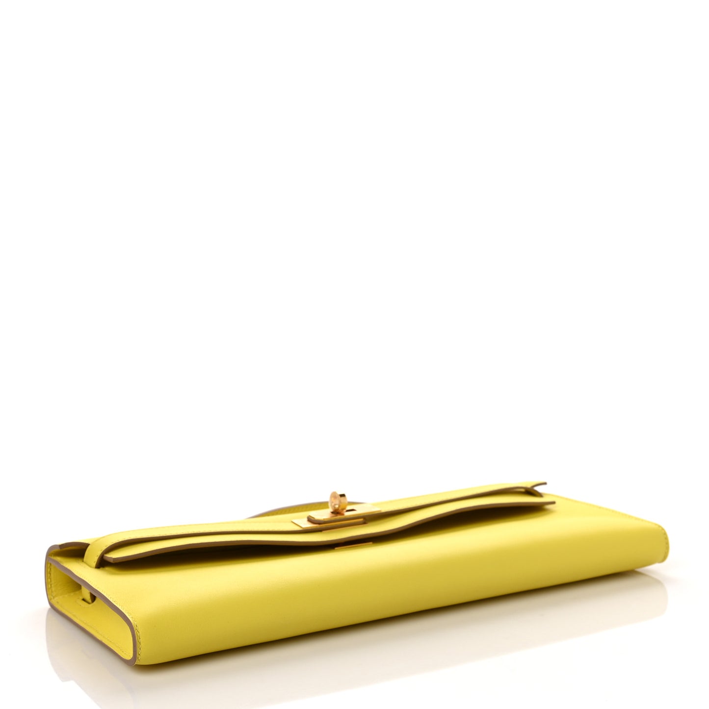 Swift Kelly Cut Clutch Pochette Lime