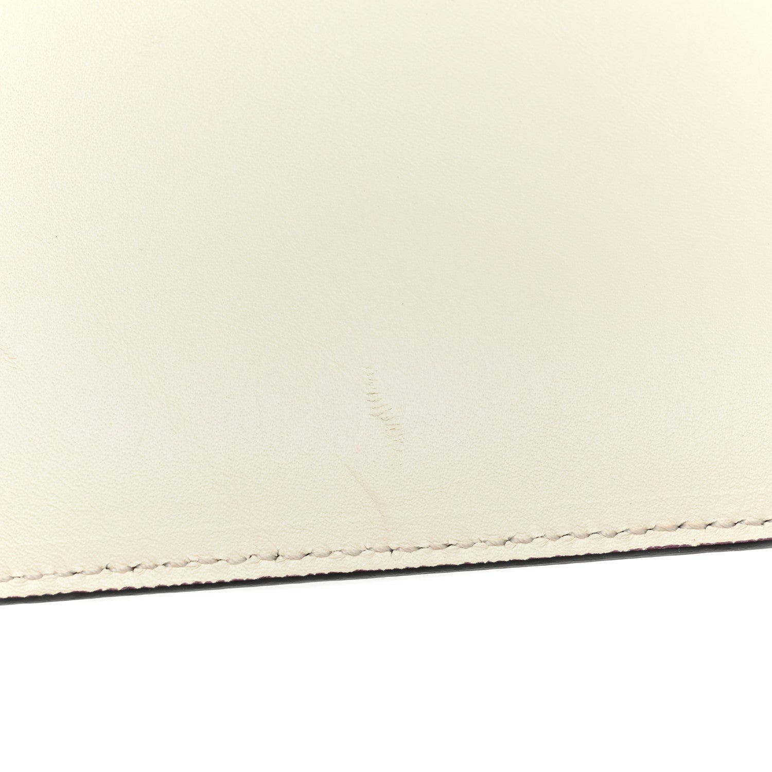 Salvatore Ferragamo Calfskin Perforated Sofia Satchel White 18 of 26