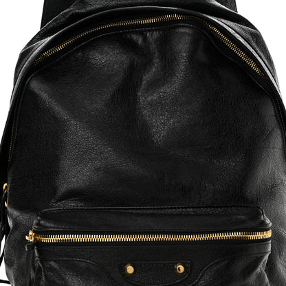 Balenciaga Agneau Classic Gold Hardware Backpack Black 9 of 12