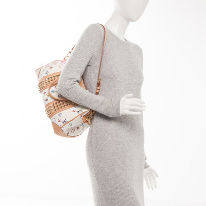 Louis Vuitton Monogram Multicolor Courtney MM White 2 of 7