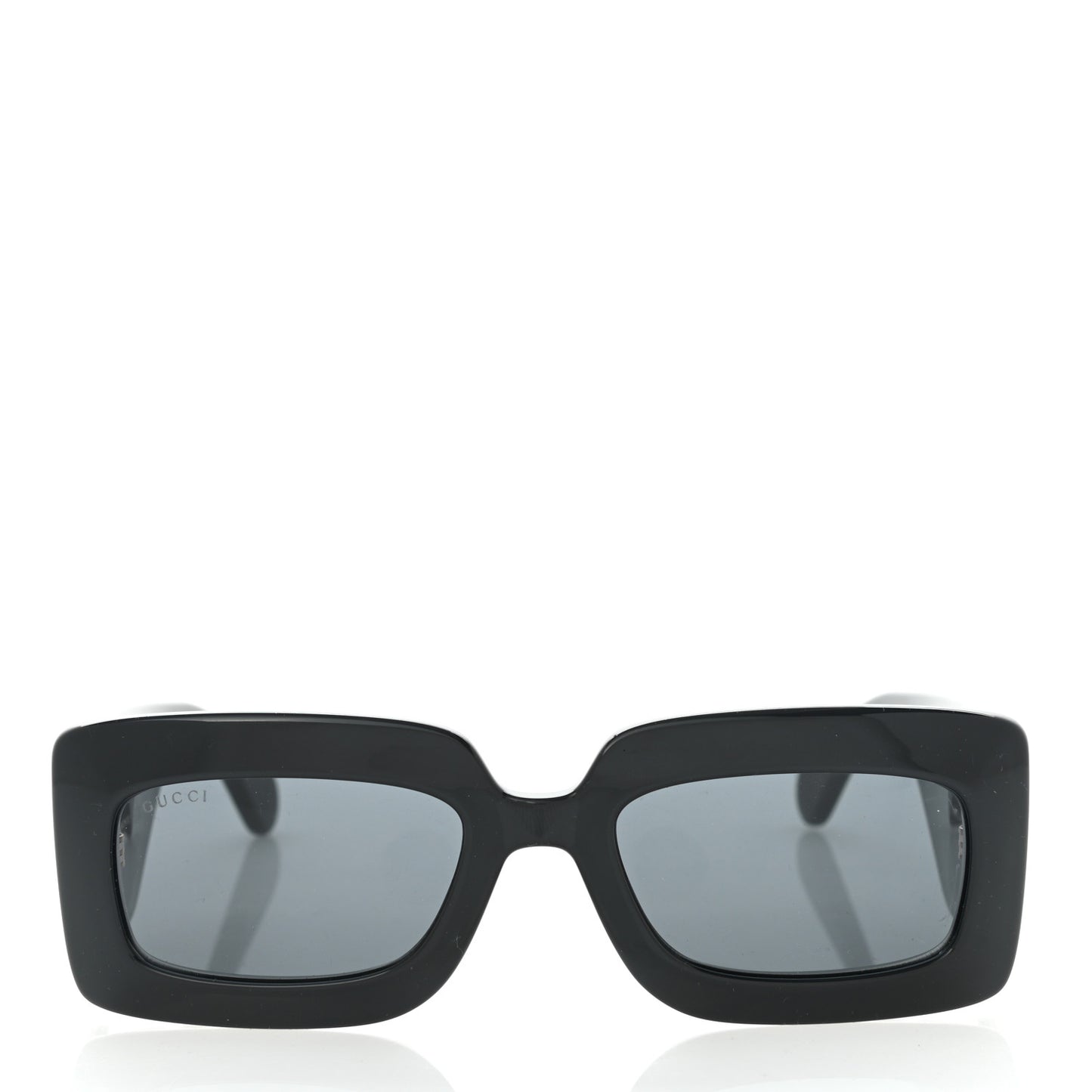 Acetate Rectangular Sunglasses GG0811S Black