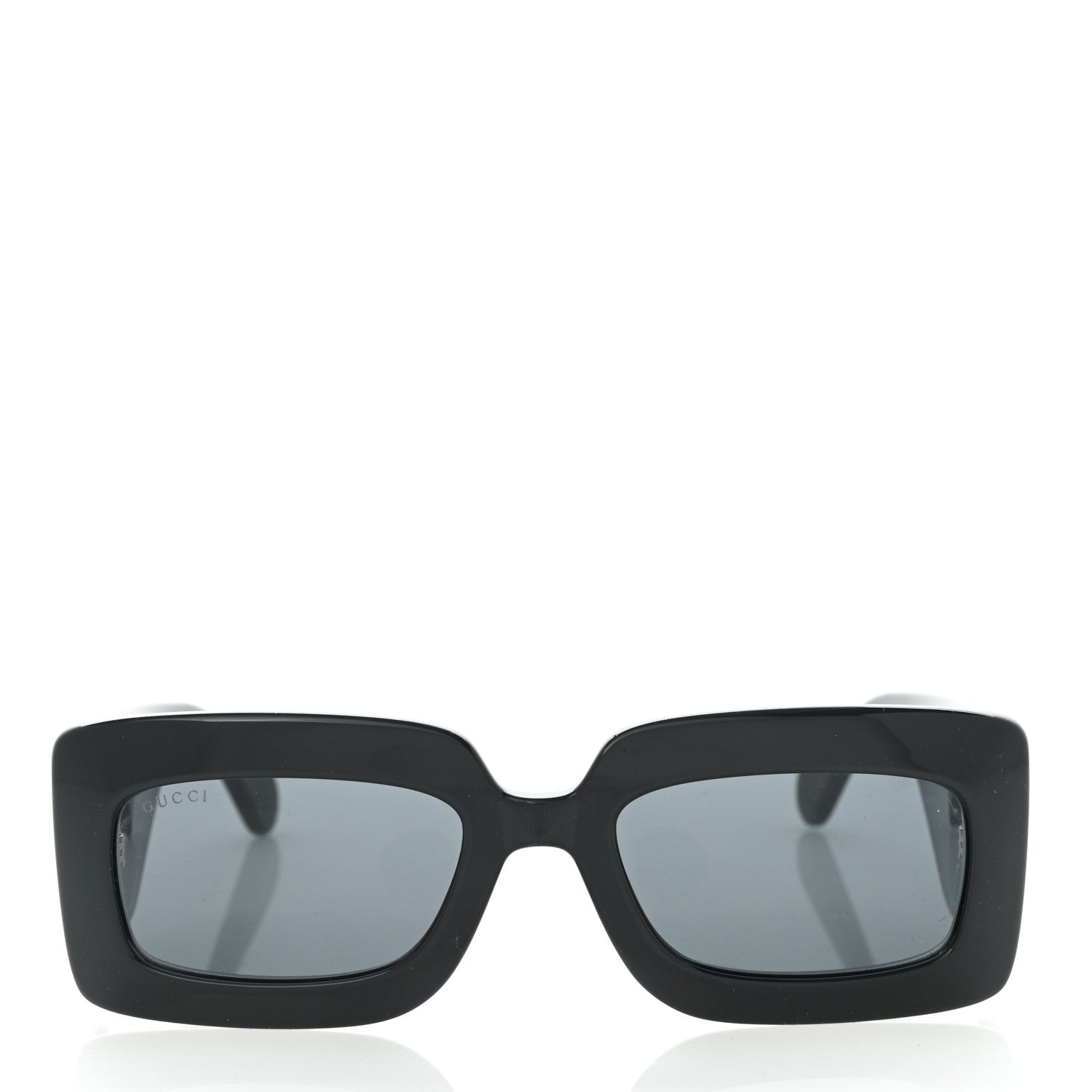 Gucci Acetate Rectangular Sunglasses GG0811S Black 2 of 8