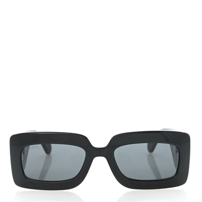Gucci Acetate Rectangular Sunglasses GG0811S Black 2 of 8