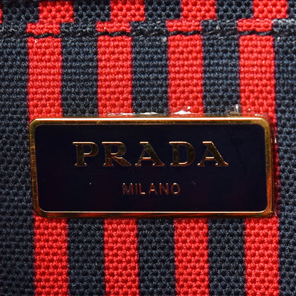 Prada Canapa Small Logo Tote Blue Talco 9 of 9