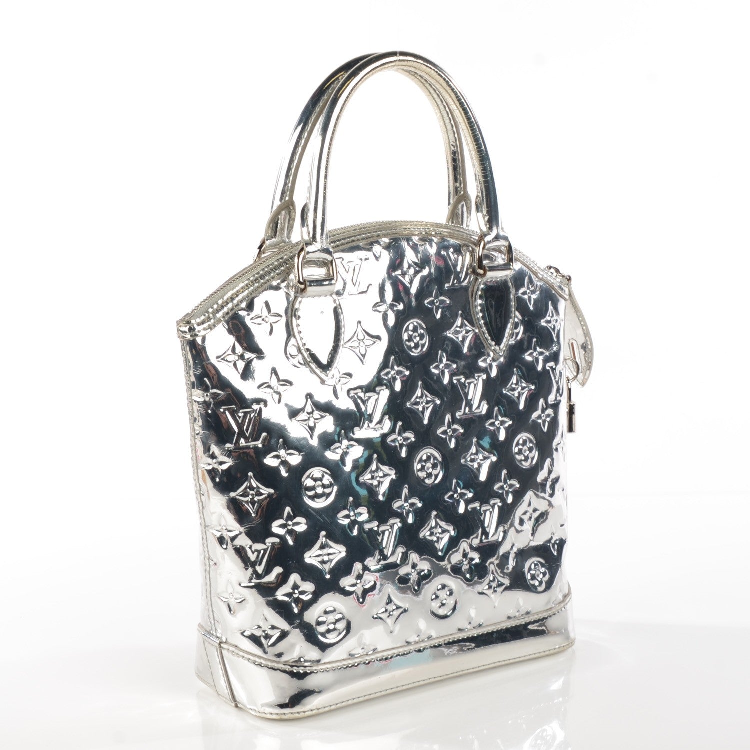Louis Vuitton Monogram Miroir Lockit Silver 3 of 7