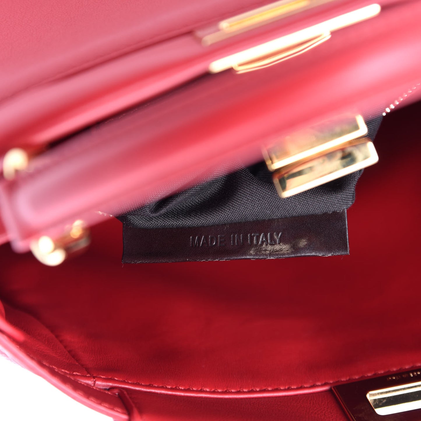 Nappa Mini Peekaboo Iconic Satchel Fragola
