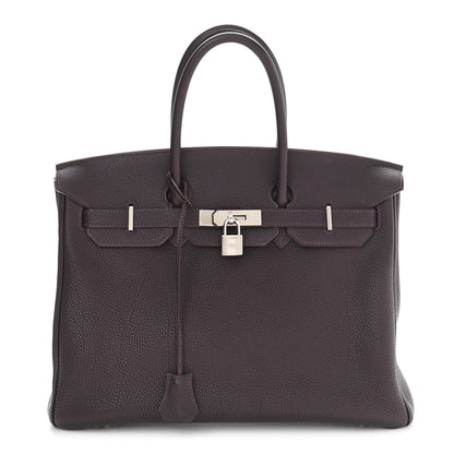 Hermes Togo Birkin 35 Raisin 1 of 12