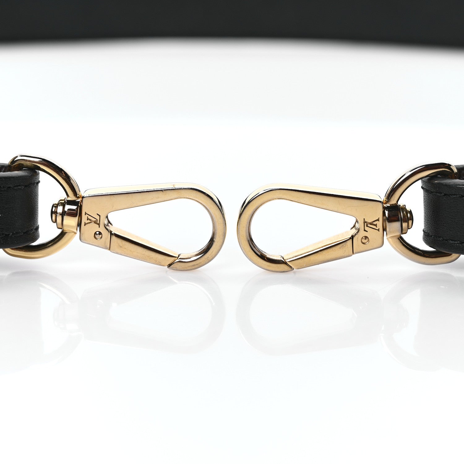 Louis Vuitton Monogram Bandouliere Shoulder Strap XL Black 3 of 5